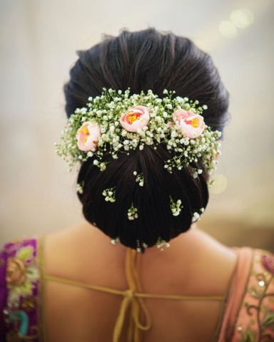 Pin by Preksha Pujara on Indian Low Bun Hair Styles | Front hair styles,  Hair braid videos, Indian wedding hairstyles