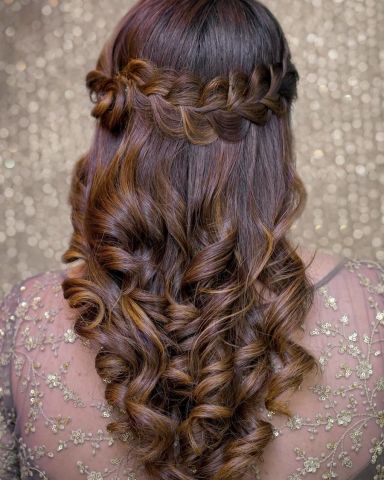 30+ Simple Lehenga Hairstyle Wedding Ideas - Hairstyle for Lehenga