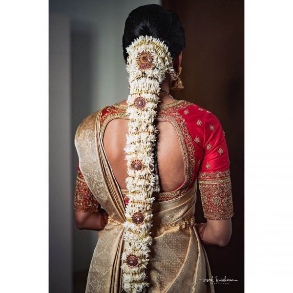South Indian bride | Indian bridal hairstyles, Indian wedding, South indian  bride