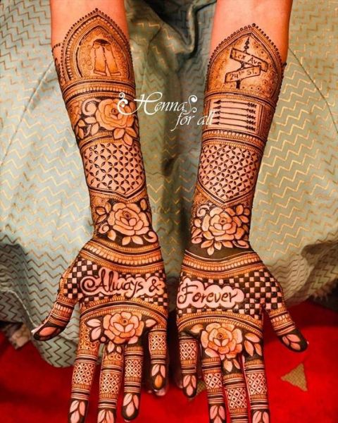 Dulhan mehndi design || khobsurat dulhan mehndi @sabanazmehndi - YouTube