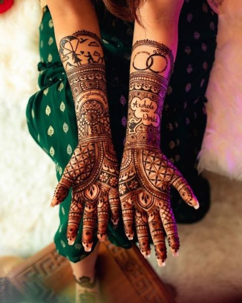 Best Mehndi Captions For Instagram#igbestcaptions - YouTube